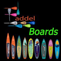 alle Boards und Paddel mit Text - Boards